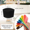 Unique Bargains Silicone Protective Heat Resistant Non Slip Coffee Cup Sleeve 6 Pcs - 2 of 4