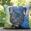 18 Inch Accent Pillow – Gus Donato I French Bulldog by Manual Woodworkers and Weavers - 2 of 3