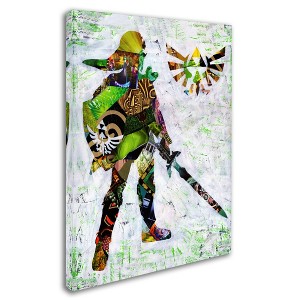 Trademark Fine Art -Artpoptart 'Zelda 4' Canvas Art - 1 of 3