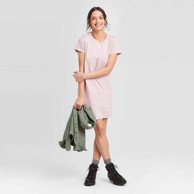 lilac tshirt dress