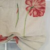 RLF Home 100% Cotton La Tulipe Butterfly With Poly/Cotton Ivory lining Rod Pocket Valance 50" x 16" Linen - 4 of 4