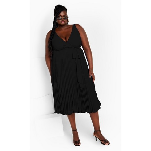 City Chic  Women's Plus Size Quiero Dress - Black - 24w : Target