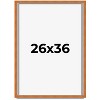 PosterPalooza | Classic Brown Picture Frame - UV Acrylic, Foam Board Backing, Hanging Hardware - 2 of 4