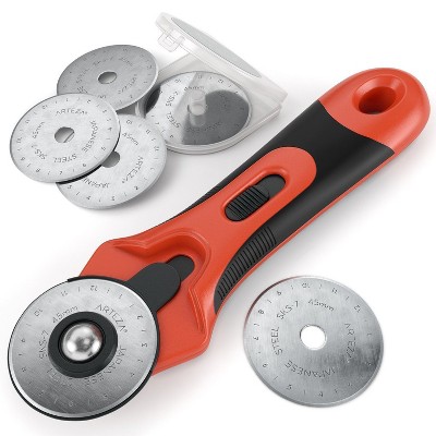 Arteza Rotary Cutter, 45mm, 6 Replacement Blades (ARTZ-8094)