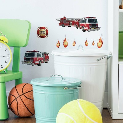 Fire Brigade Peel and Stick Wall Decal - RoomMates