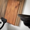 Sullivans 21" Wood Patchwork Wall Sconces Set of 2 - 2 of 3