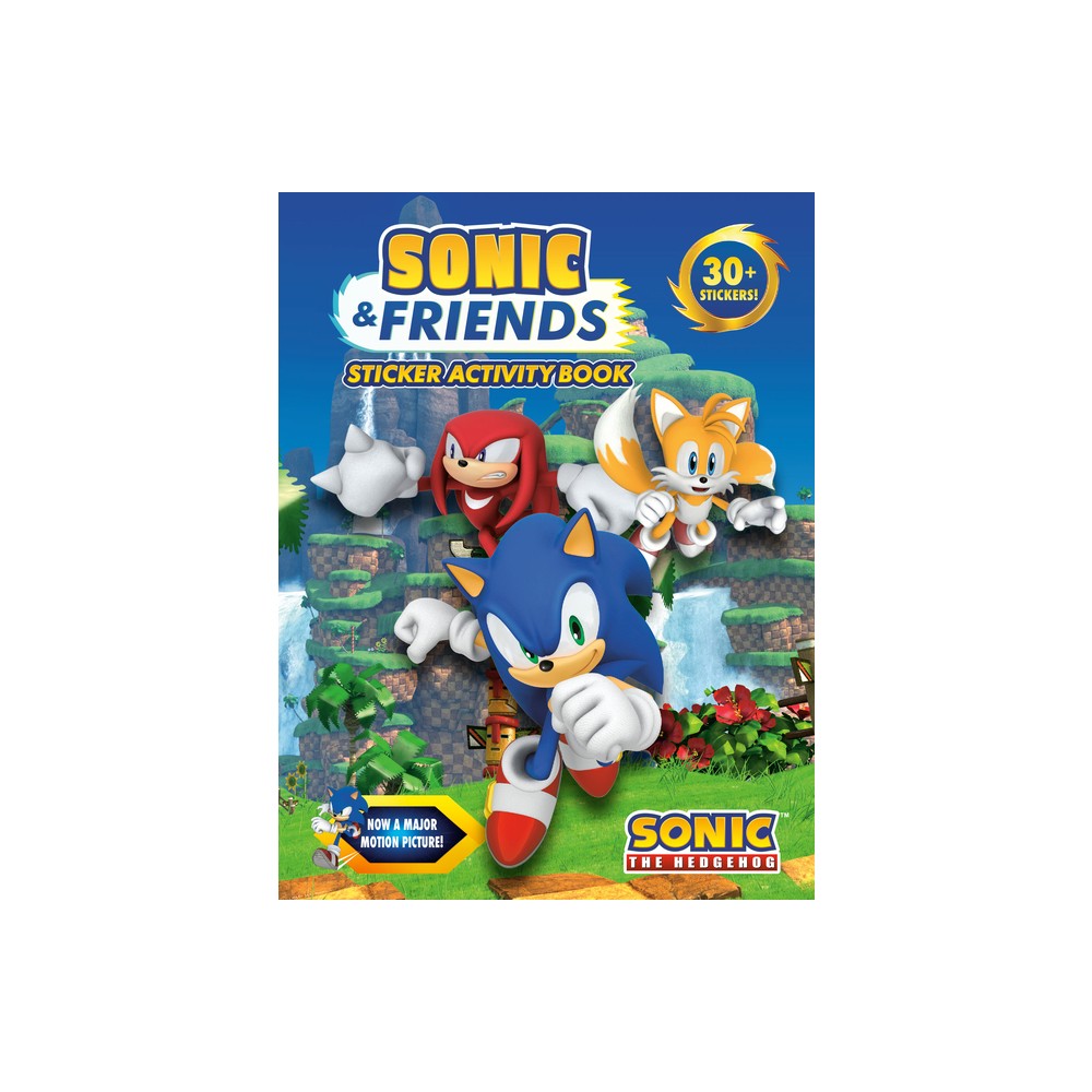 Sonic & Friends Sticker Activity Book - (Sonic the Hedgehog) by Penguin Young Readers Licenses (Paperback)