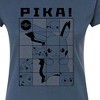 Women's - Pokémon - Pika Squares Fitted Graphic T-Shirt - 2 of 3