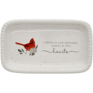 Pavilion Gift Company - In Our Hearts - 5" x 3" Keepsake Dish - Decorative Trays and Platters - 1 of 4