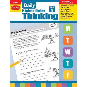 Daily Higher-Order Thinking, Grade 5 Teacher Edition - by  Evan-Moor Educational Publishers (Paperback)