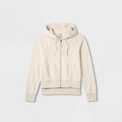 Cream zip 2024 up hoodie