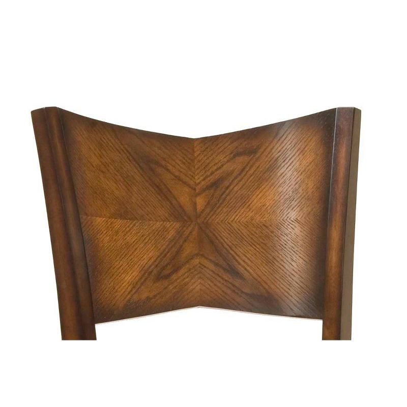 30.5&#34; Jenkin Barstool Wood Composite/Brown - Hillsdale Furniture, 4 of 9
