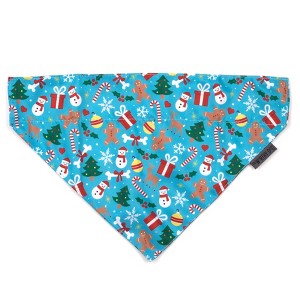 The Worthy Dog Winter Wonderland Slide-On Bandana Collar Accessory - 1 of 1