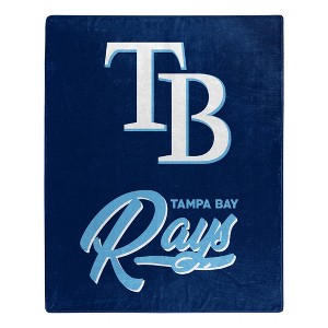 MLB Tampa Bay Rays 50 x 60 Raschel Throw Blanket - 1 of 3
