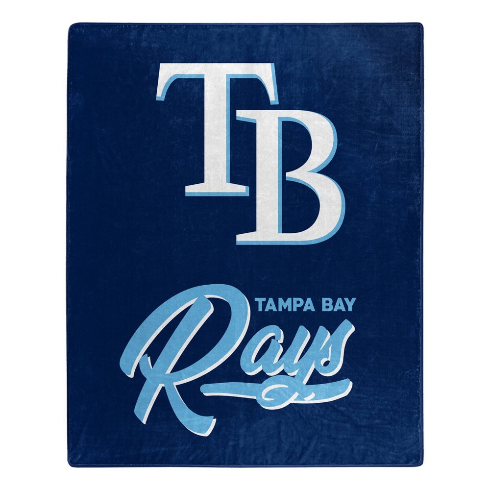 Photos - Duvet MLB Tampa Bay Rays 50 x 60 Raschel Throw Blanket