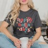 Simply Sage Market Women's Happy Holla Days Colorful Short Sleeve Graphic Tee - 2 of 4