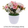 Unique Bargains Artificial Plants Autumn Cherry Blossoms Plastic 3.74"x3.74"x7.87" 1 Pcs - 3 of 4