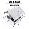 GustoWave 20'x20' Heavy Duty Steel Carport for All Weather Sedans, Bass Boats, Motos, ATVs, and SUVs - 4 of 4