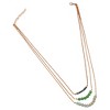 SOHI Women's Kelly Green The Riviera Multi-Layer Necklace - 2 of 4