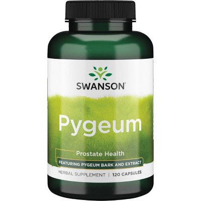Swanson Pygeum Bark and Extract Capsules, 500 mg, 120 Count