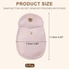 Unique Bargains Snap Button Velvet Jewelry Pouches with Pads 8 Pcs - 2 of 4