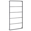 vidaXL Towel Rack Black Steel 45.7 in x 23.6 in x 3.9 in Towel Rack - 2 of 4