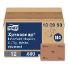 Tork Xpressnap Interfold Dispenser Napkins, 2-Ply, 6.5 x 8.5, White, 500/Pack, 12 Packs/Carton - 2 of 4