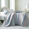 BrylaneHome Claudine Floral Printed Bedspread - 2 of 2
