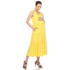 Maternity Scoop Neck Tiered Midi Dress - image 2 of 3