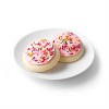 Freshness Guaranteed Frosted Sugar Cookies, Pink, 13.5 oz, 10 Count,  Shelf-Stable/Ambient, Whole