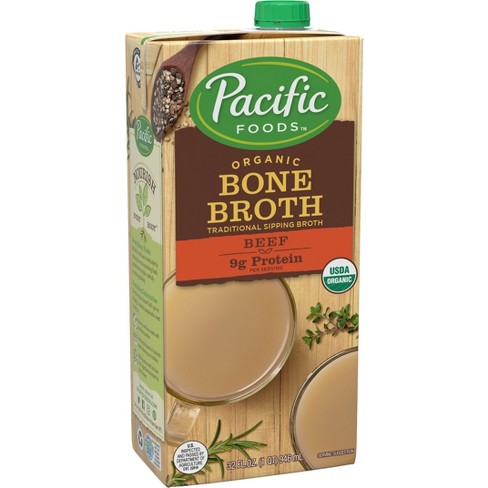 Pacific Foods Bone Broth, Organic, Chicken, Unsalted