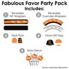Big Dot of Happiness Orange Grad - Best is Yet to Come - Orange Graduation Party Favors and Cupcake Kit - Fabulous Favor Party Pack - 100 Pieces - 2 of 4