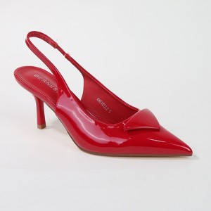 Berness Women's Chevelle Pointed-Toe Slingback Heels with Triangle Embellishment - 1 of 4