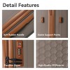 FURNIinspire Bag And Luggage Sets 3 Piece Travel Luggage with Rolling Wheels, Lightweight Hard Shell Suitcase Set, Brown, 20.08"*11.81"*30.12" - 4 of 4