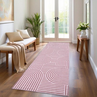 Washable Rug Area Rugs for Living Room, Abstract Rug for Bedroom, Soft Rainbow Non Slip Throw Rugs with Rubber Back