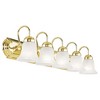Livex Lighting Riviera 5 - Light Vanity in  Polished Brass - 4 of 4