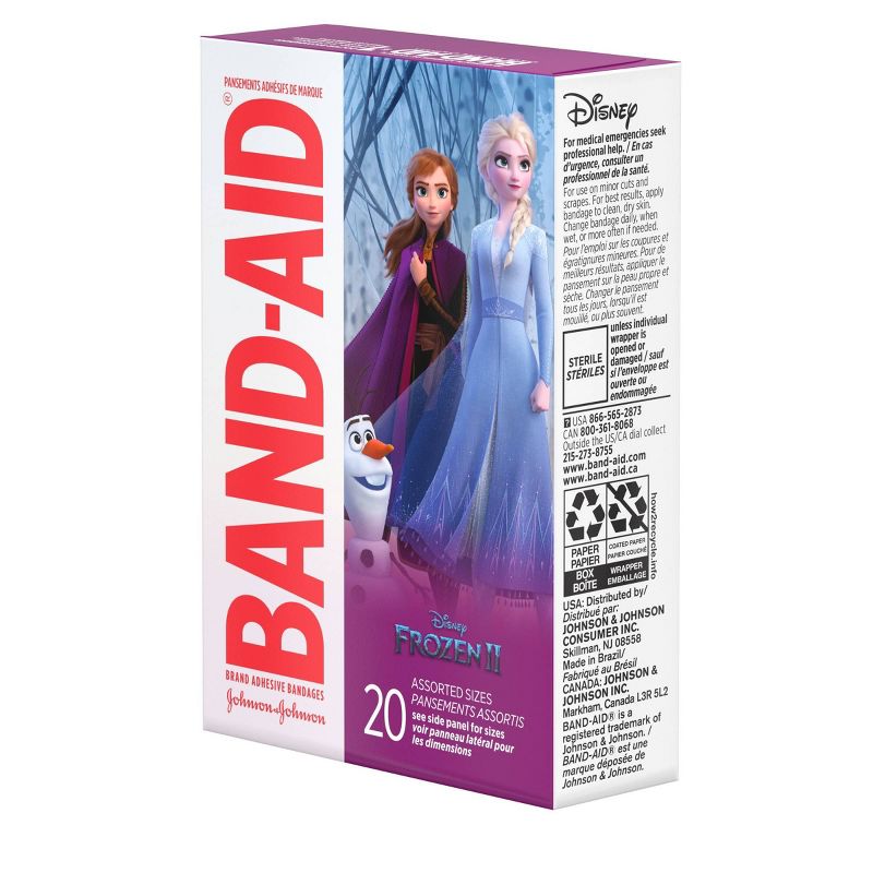Band-Aid Disney Frozen Adhesive Bandages - 20ct, 5 of 13