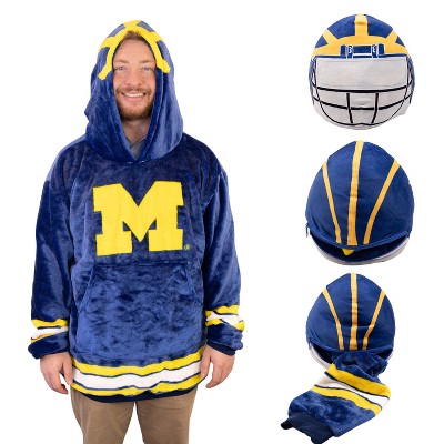 University of Michigan Snugible Blanket Hoodie & Pillow
