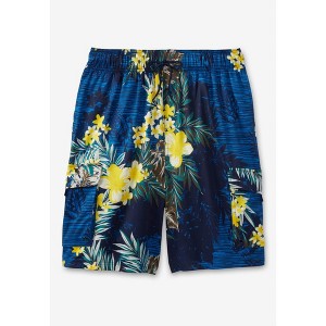 KingSize 8" Flex Cargo Swim Trunks - 1 of 4
