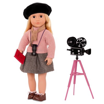 Our Generation Kathleen with Camera Accessory 18" Movie Director Doll