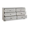 Signature Design by Ashley Casual Paxberry 6 Drawer Dresser, Whitewash - 3 of 4