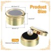 Unique Bargains Acrylic Foam Cushion Diamond Display Boxes with Clear Top Lid 1.2" x 0.6" - 2 of 4