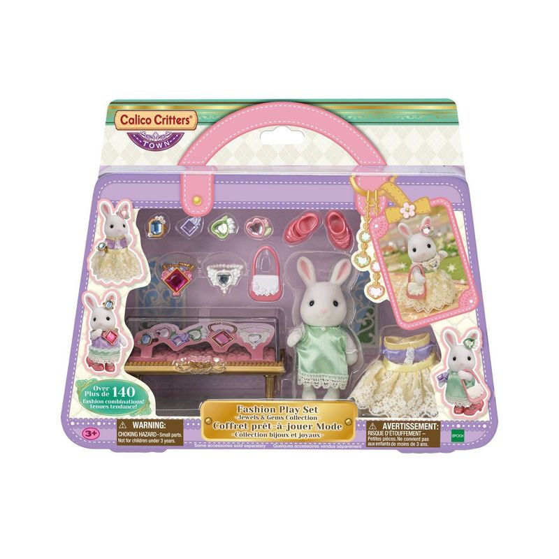 Calico Critters Fashion Play Set Jewels &#38; Gems Collection, 3 of 6