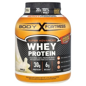 Body Fortress Super Advanced Whey Protein, Vanilla, 3.9 lb (1,769 g) - 1 of 2
