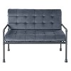 Evita Loveseat Sofa Couch with Loose Back for Living Room, Bedroom, Office - 2 of 4