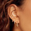 Small Gold Hoop Earrings Set for Women, 14K Gold Plated Lightweight Earrings Sets for Multiple Piercing - 3 of 4
