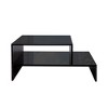 NicBex Unique Architectural Shape Coffee table for Living Room Modern Center Table with Storage - 2 of 4