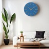 REGALWOVEN Plastic Classic Battery Powered Silent Non-Ticking Wall Clock 12 x 12 Inches - 3 of 4
