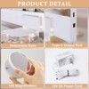VANITII Hollywood Makeup Vanity Mirror With Led Strip Lights Remote Control Camera Self-timer Wall Mount White - 2 of 4