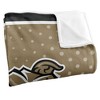 Bryant University Logo Dots Silky 50x60 Blanket, 1 Sided - 3 of 4
